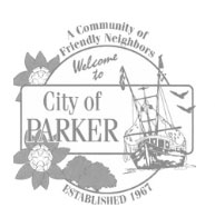City of Parker Logo, Anchor CEI of Panama City civil engineering client in construction & design